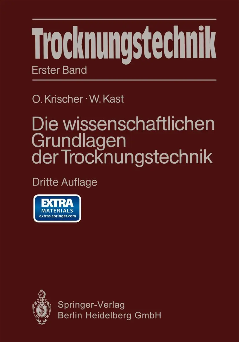 Cover: 9783642618802 | Trocknungstechnik | Otto Krischer | Taschenbuch | xix | Deutsch | 2014