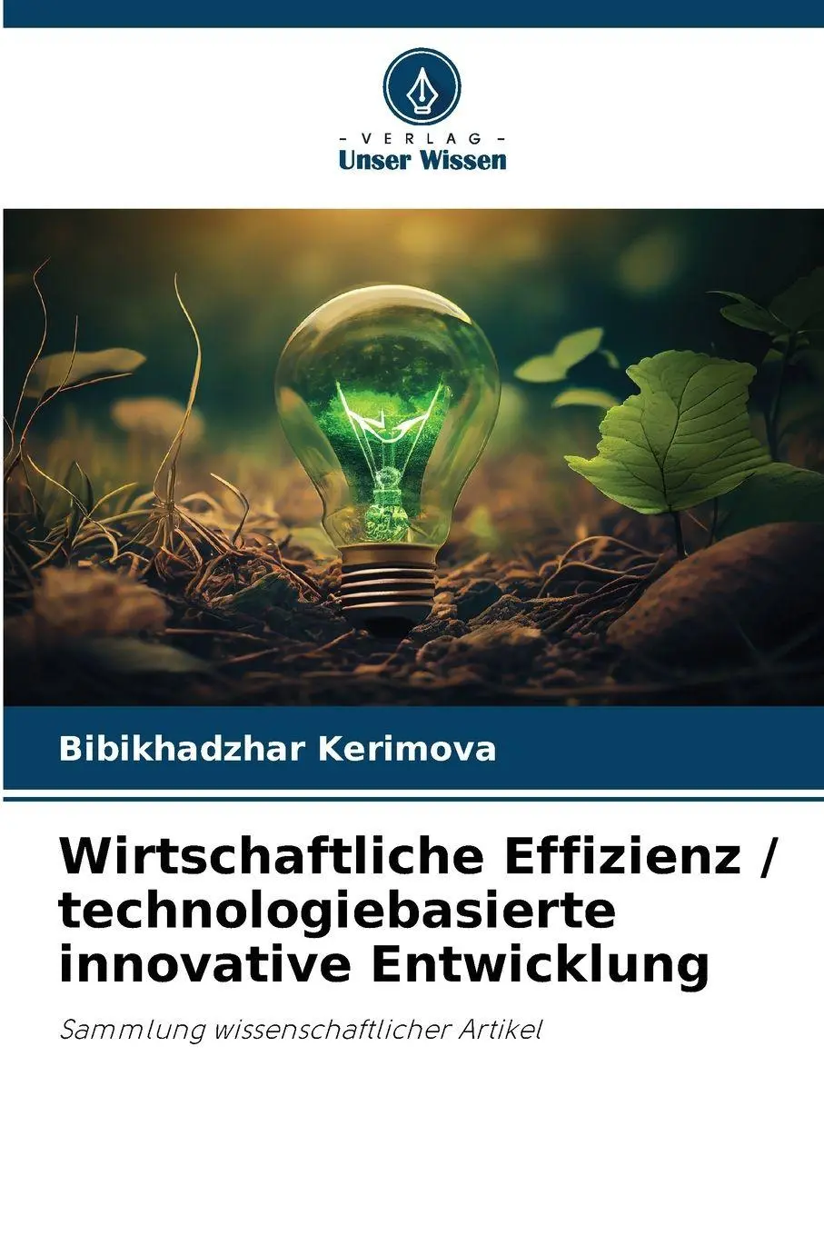 Cover: 9786209928802 | Wirtschaftliche Effizienz / technologiebasierte innovative Entwicklung