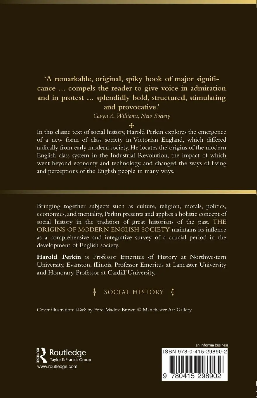 Rückseite: 9780415298902 | The Origins of Modern English Society | Harold Perkin | Taschenbuch