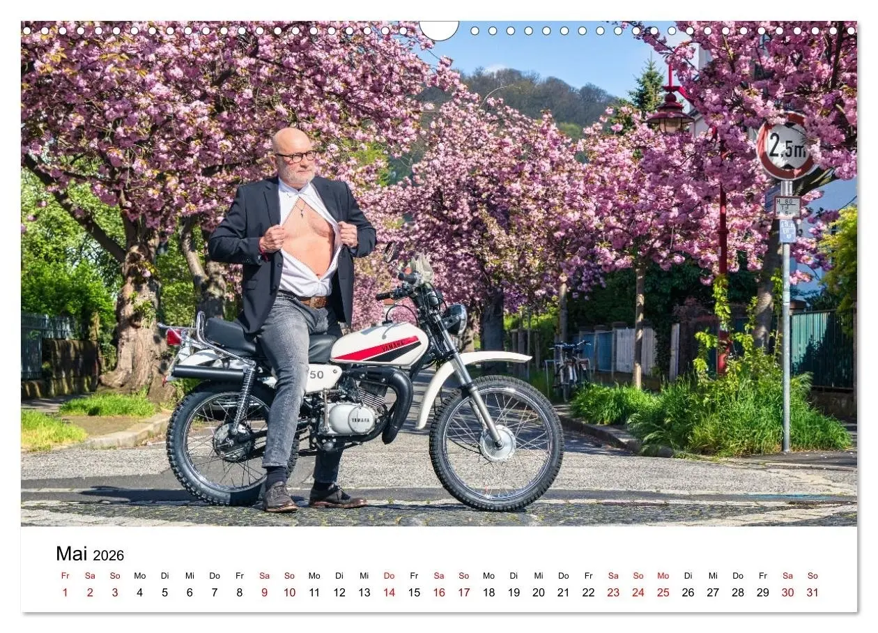 Bild: 9783516598902 | Echte Männer, coole Mopeds (Wandkalender 2026 DIN A3 quer),...