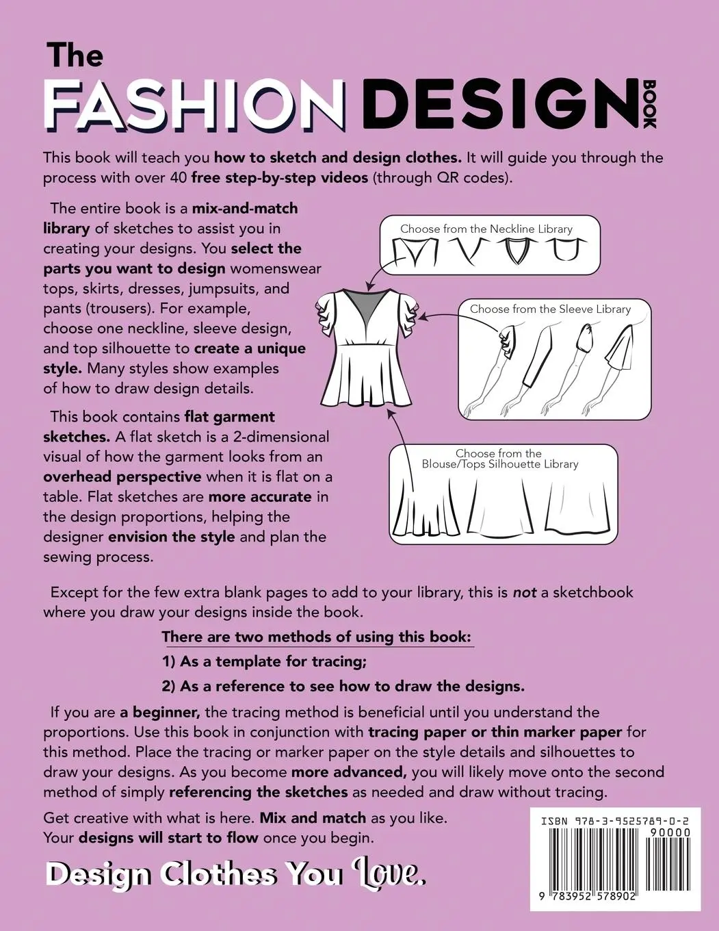 Rückseite: 9783952578902 | The Fashion Design Book | Gina Renee Dunham | Taschenbuch | Englisch