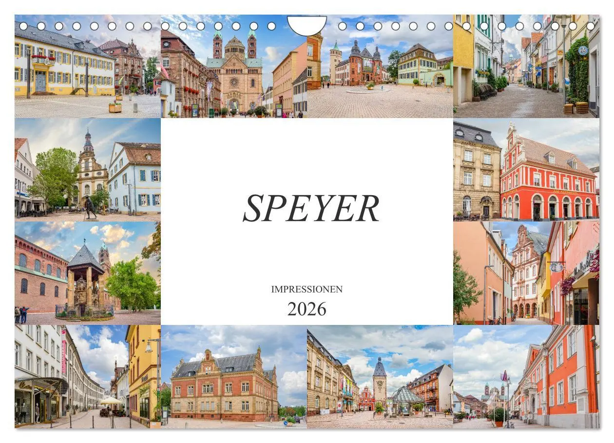 Cover: 9783457769102 | Speyer Impressionen (Wandkalender 2026 DIN A4 quer), CALVENDO...