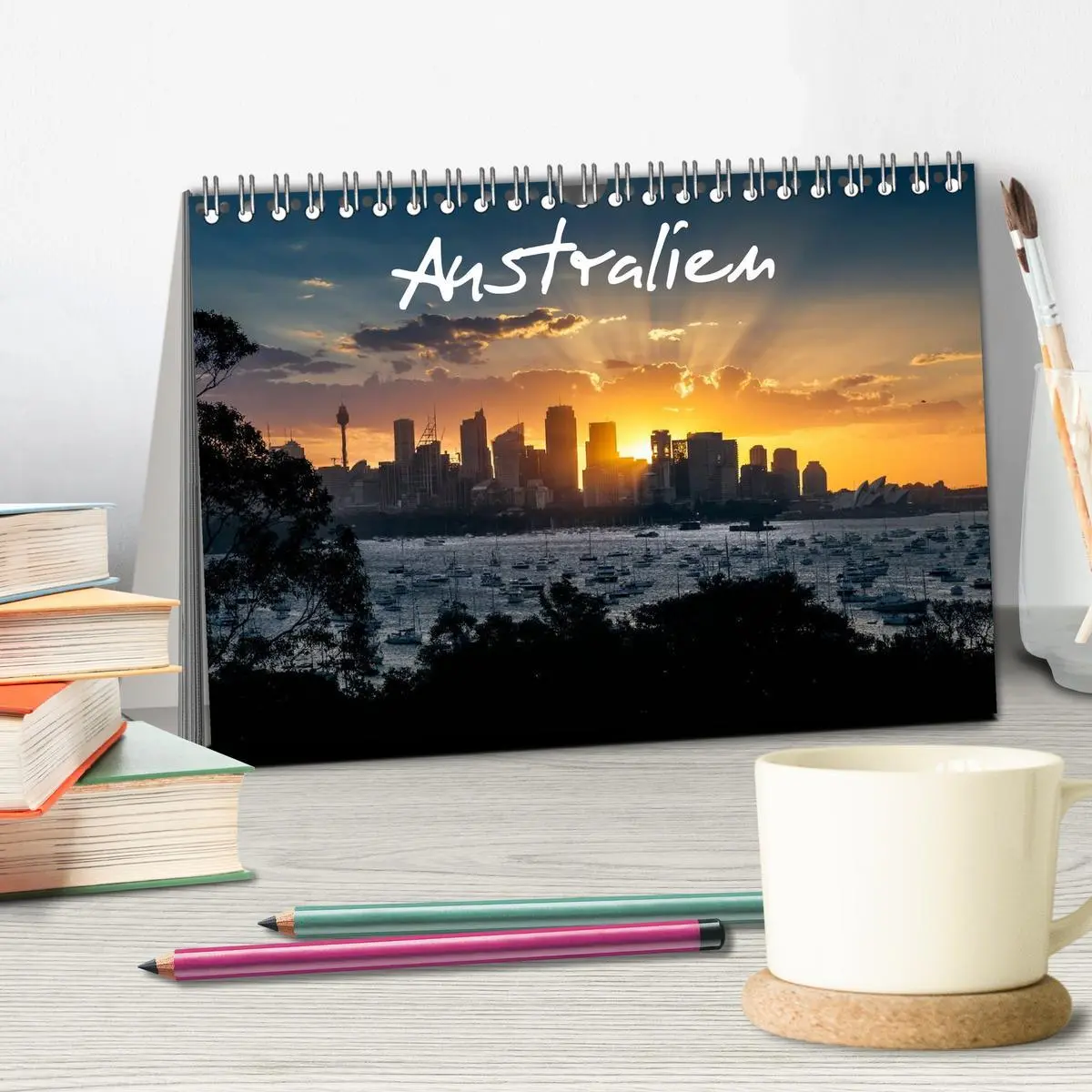 Bild: 9783516169102 | Australien (Tischkalender 2026 DIN A5 quer), CALVENDO Monatskalender