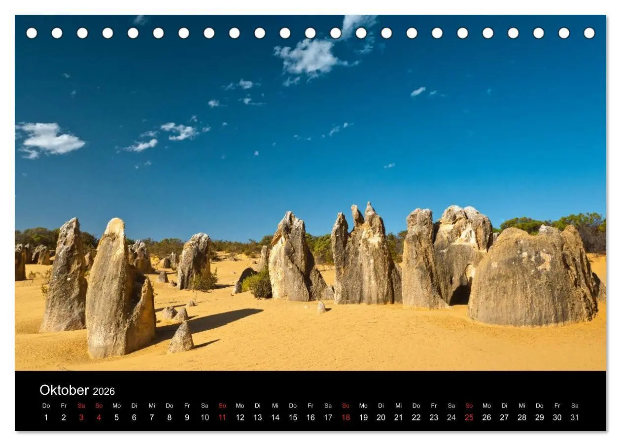 Bild: 9783516169102 | Australien (Tischkalender 2026 DIN A5 quer), CALVENDO Monatskalender