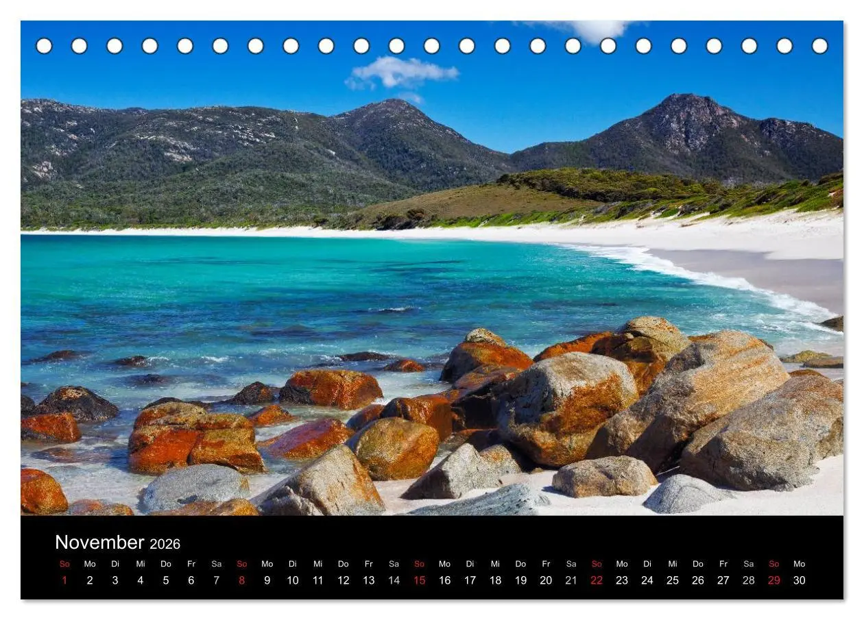 Bild: 9783516169102 | Australien (Tischkalender 2026 DIN A5 quer), CALVENDO Monatskalender