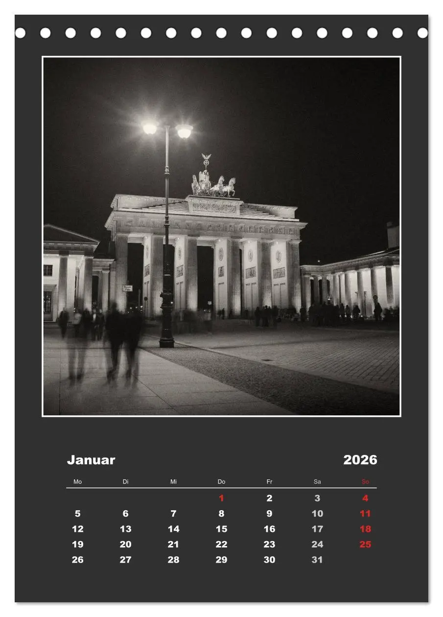 Bild: 9783516479102 | Berlin - Portrait einer Stadt (Tischkalender 2026 DIN A5 hoch),...