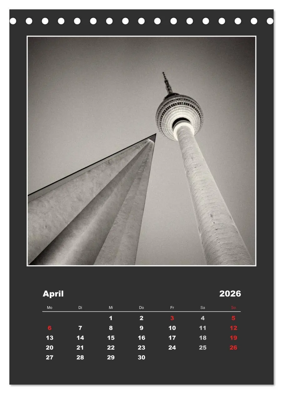 Bild: 9783516479102 | Berlin - Portrait einer Stadt (Tischkalender 2026 DIN A5 hoch),...