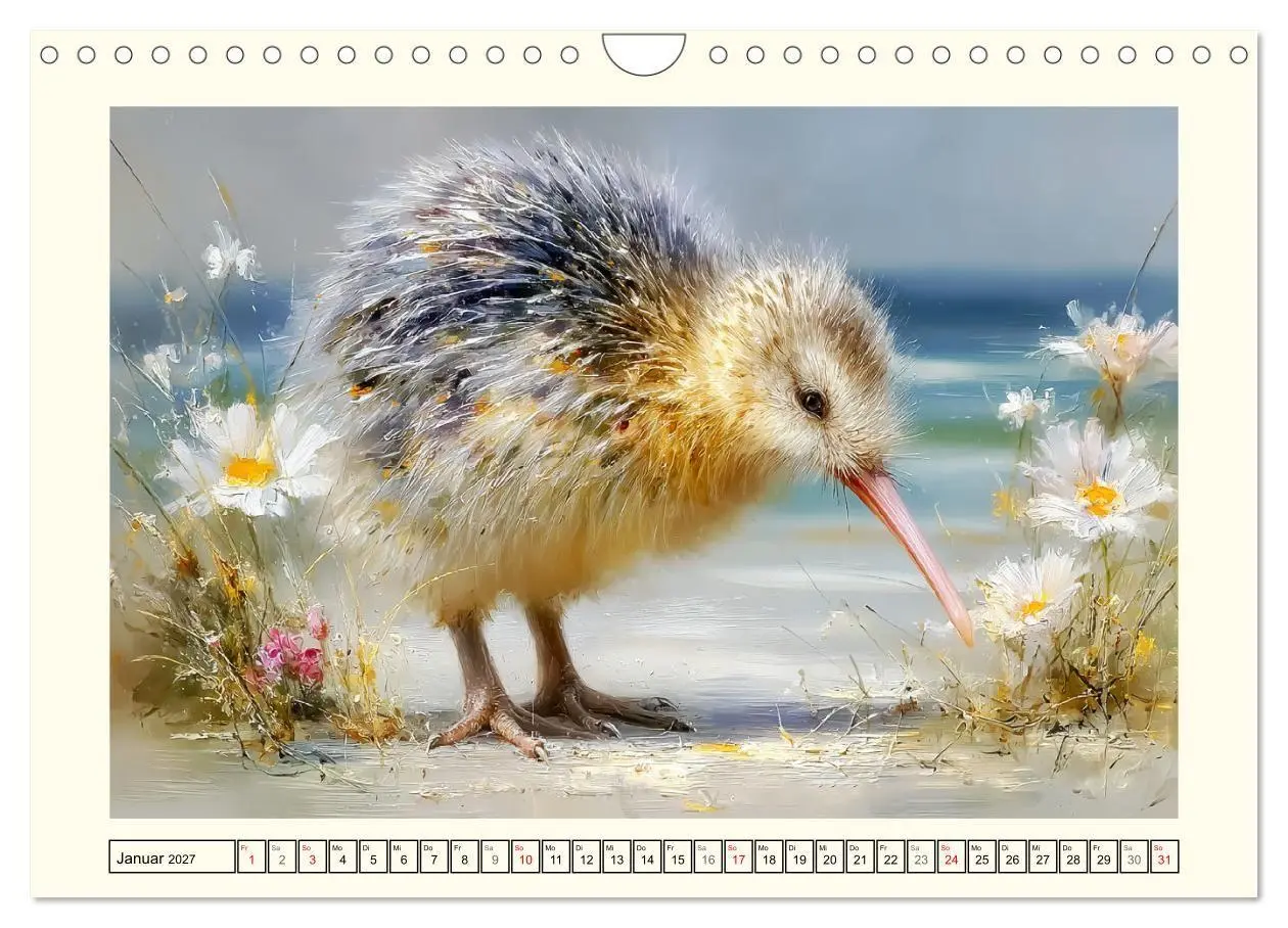 Bild: 9783516789102 | Entzückende Kiwis. Neuseelands kleiner Laufvogel am Meer...