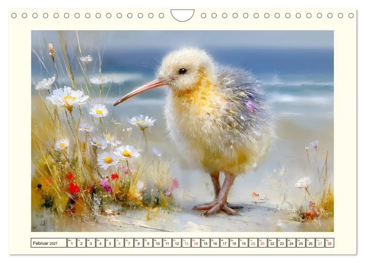 Bild: 9783516789102 | Entzückende Kiwis. Neuseelands kleiner Laufvogel am Meer...