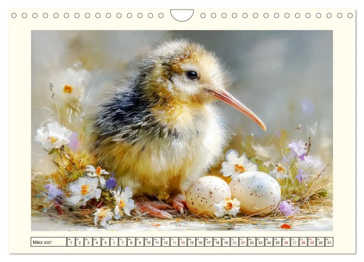 Bild: 9783516789102 | Entzückende Kiwis. Neuseelands kleiner Laufvogel am Meer...