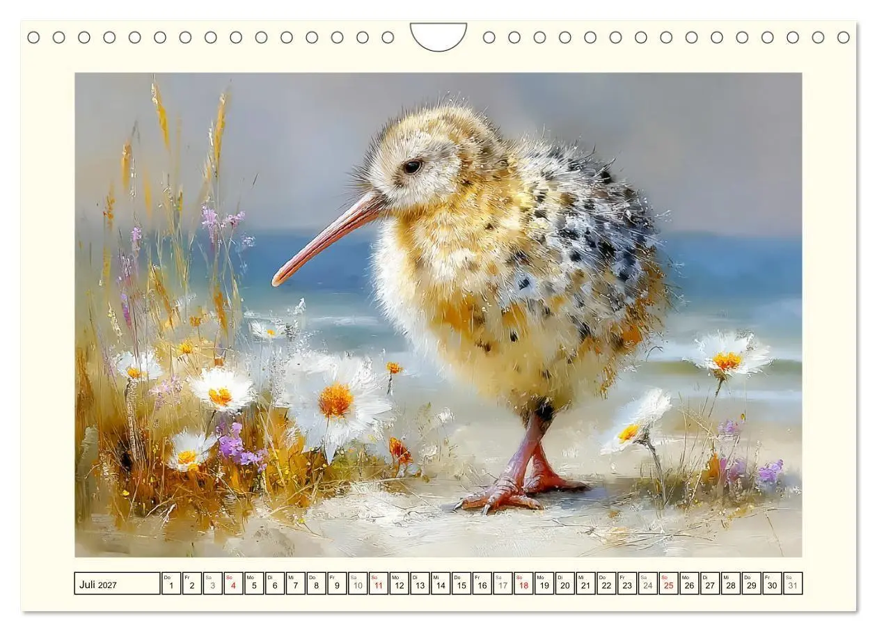 Bild: 9783516789102 | Entzückende Kiwis. Neuseelands kleiner Laufvogel am Meer...