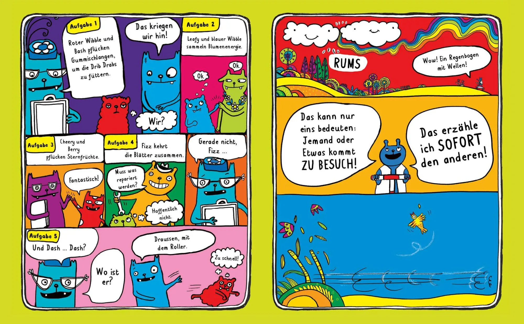 Bild: 9783745929102 | Die Mubbles (Band 1): Das Abenteuer beginnt! Ein Kinder-Comic von...