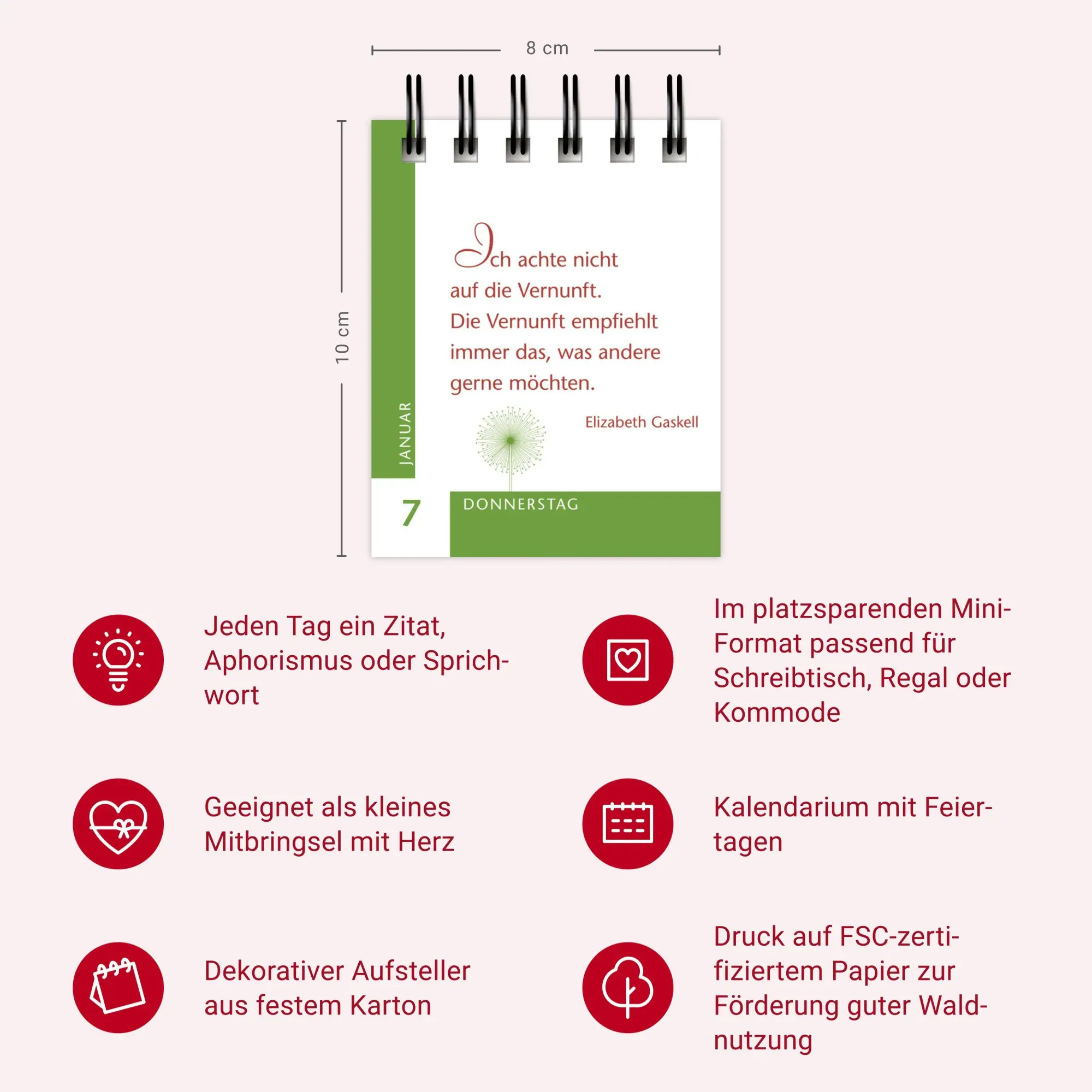 Bild: 9783840039102 | Ein Jahr der Gelassenheit Mini-Geschenkkalender 2027 | Artel | 380 S.