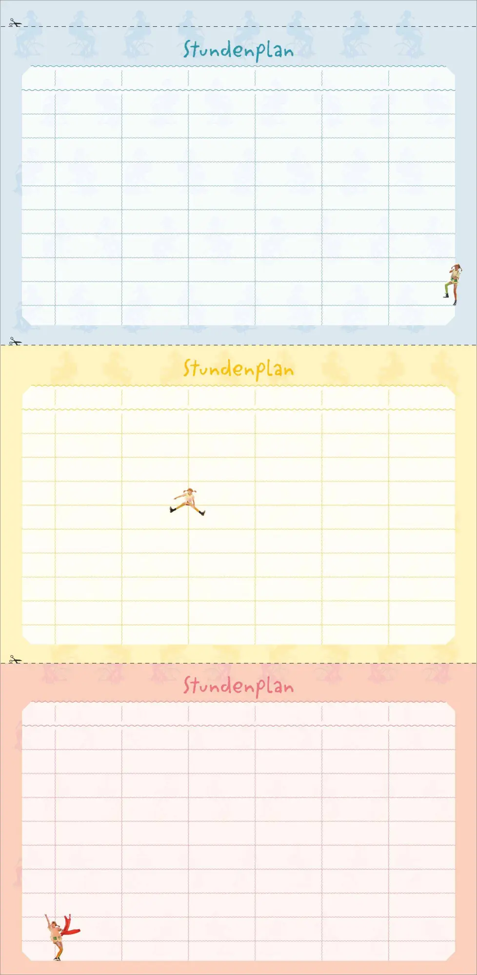 Bild: 4069095009202 | Familienplaner Pippi Langstrumpf 2026 - Familien-Timer 22x45 cm -...