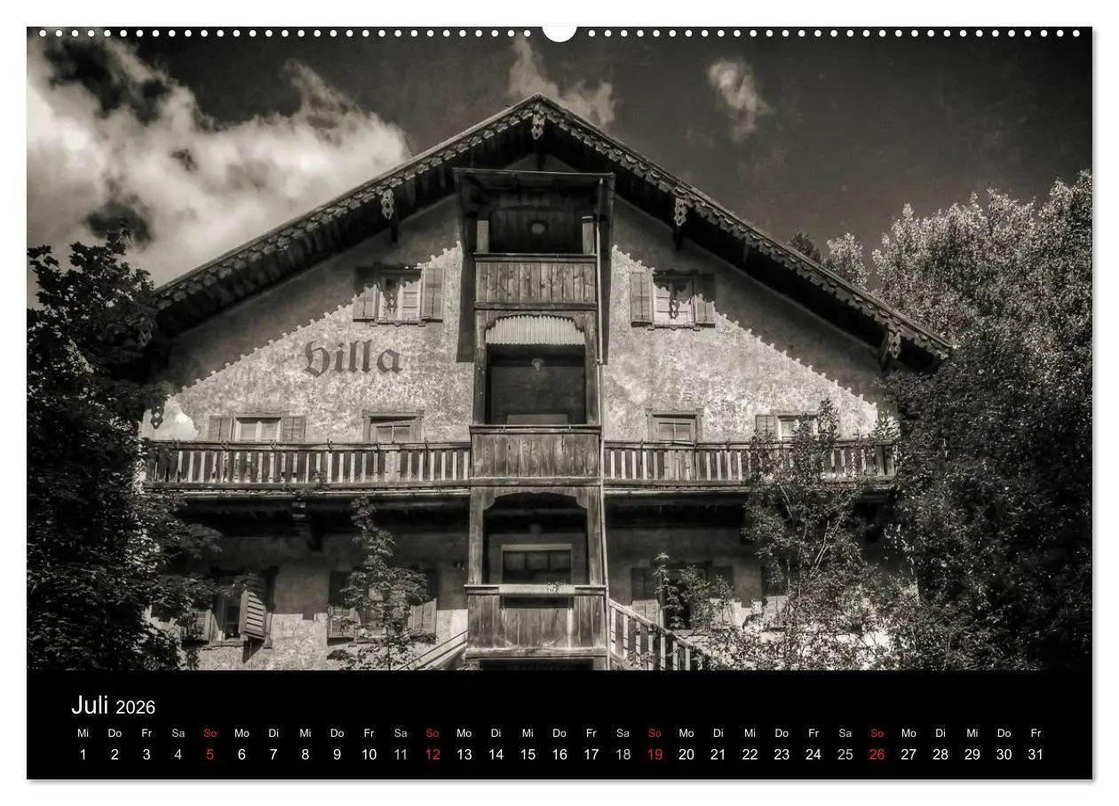 Bild: 9783457999202 | Lost Places Geisterhäuser (Wandkalender 2026 DIN A2 quer), CALVENDO...