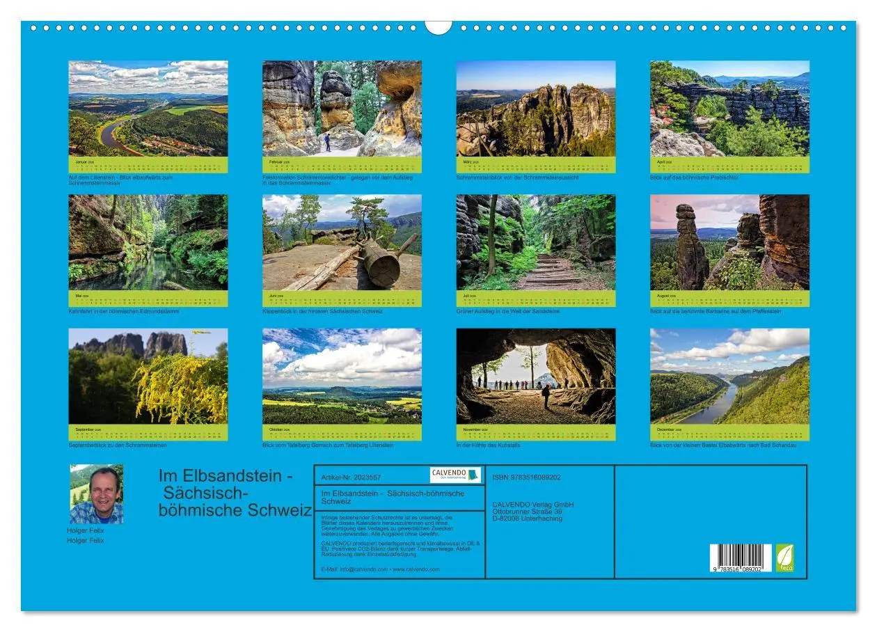 Bild: 9783516089202 | Im Elbsandstein - Sächsisch-böhmische Schweiz (Wandkalender 2026...