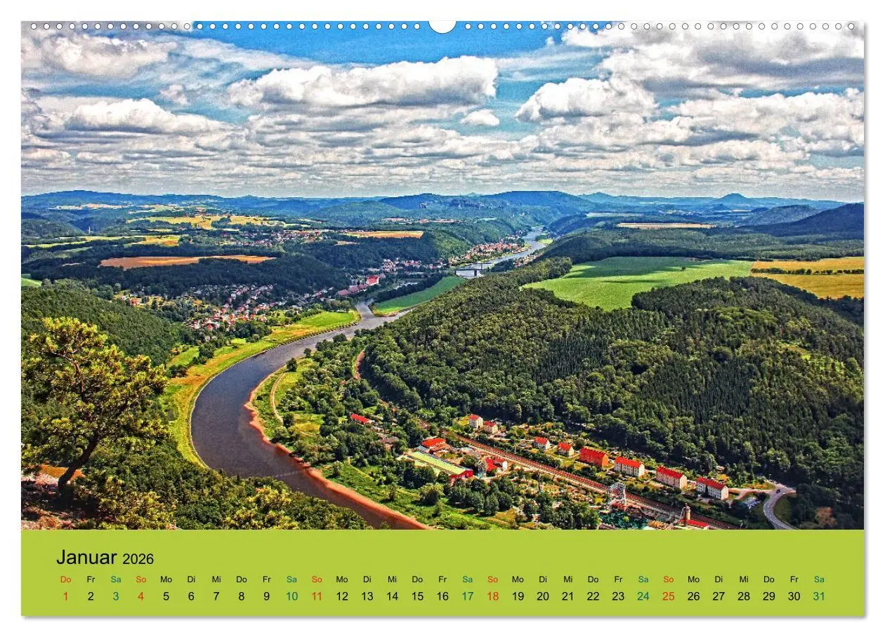 Bild: 9783516089202 | Im Elbsandstein - Sächsisch-böhmische Schweiz (Wandkalender 2026...