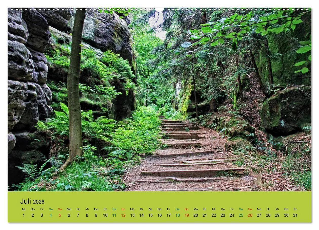 Bild: 9783516089202 | Im Elbsandstein - Sächsisch-böhmische Schweiz (Wandkalender 2026...