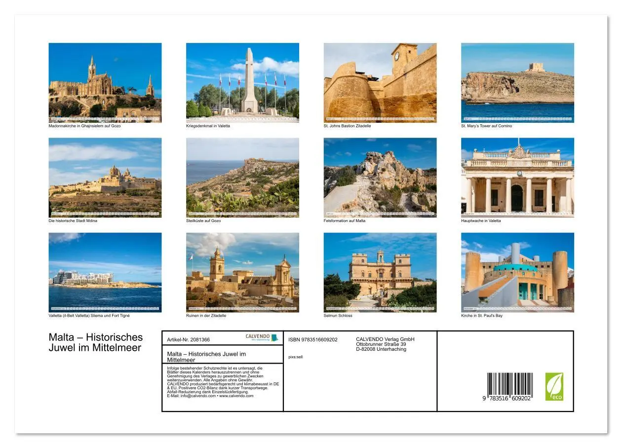 Bild: 9783516609202 | Malta - Historisches Juwel im Mittelmeer (hochwertiger Premium...