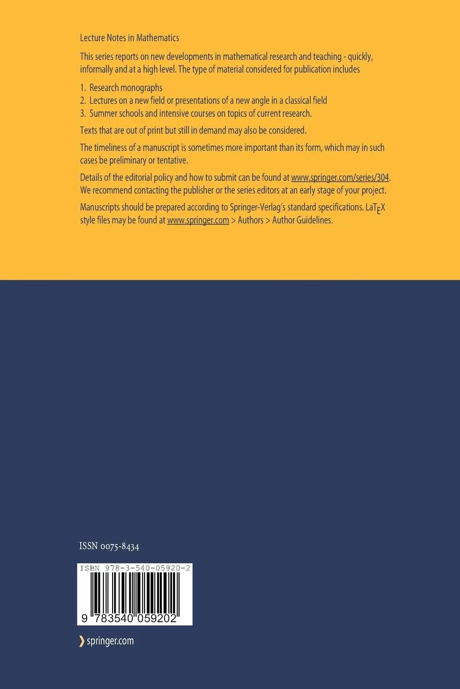 Rückseite: 9783540059202 | Toposes, Algebraic Geometry and Logic | F. W. Lawvere | Taschenbuch