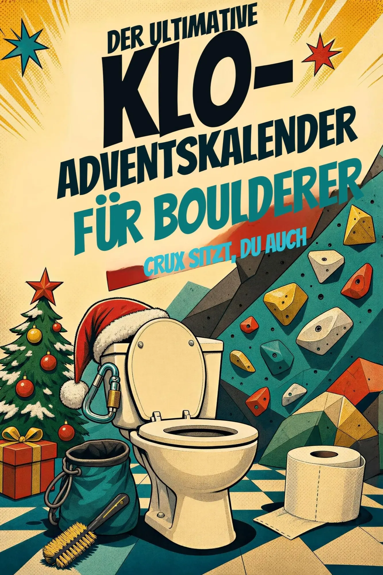 Cover: 9783696109202 | Der ultimative Klo-Adventskalender für Boulderer | Crux sitzt, du auch