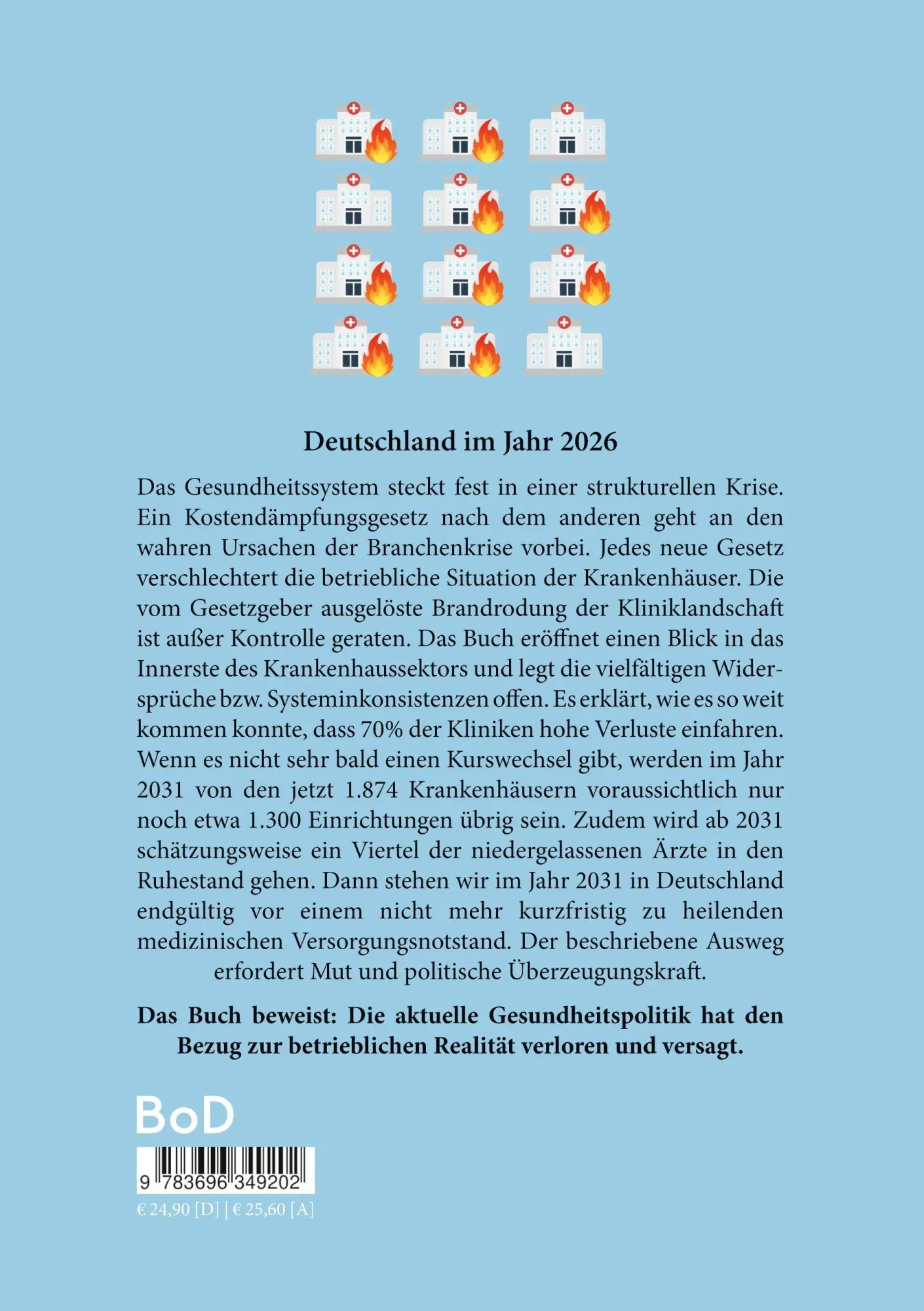 Rückseite: 9783696349202 | Inside Krankenhaus | Michael Hanke | Taschenbuch | 204 S. | Deutsch
