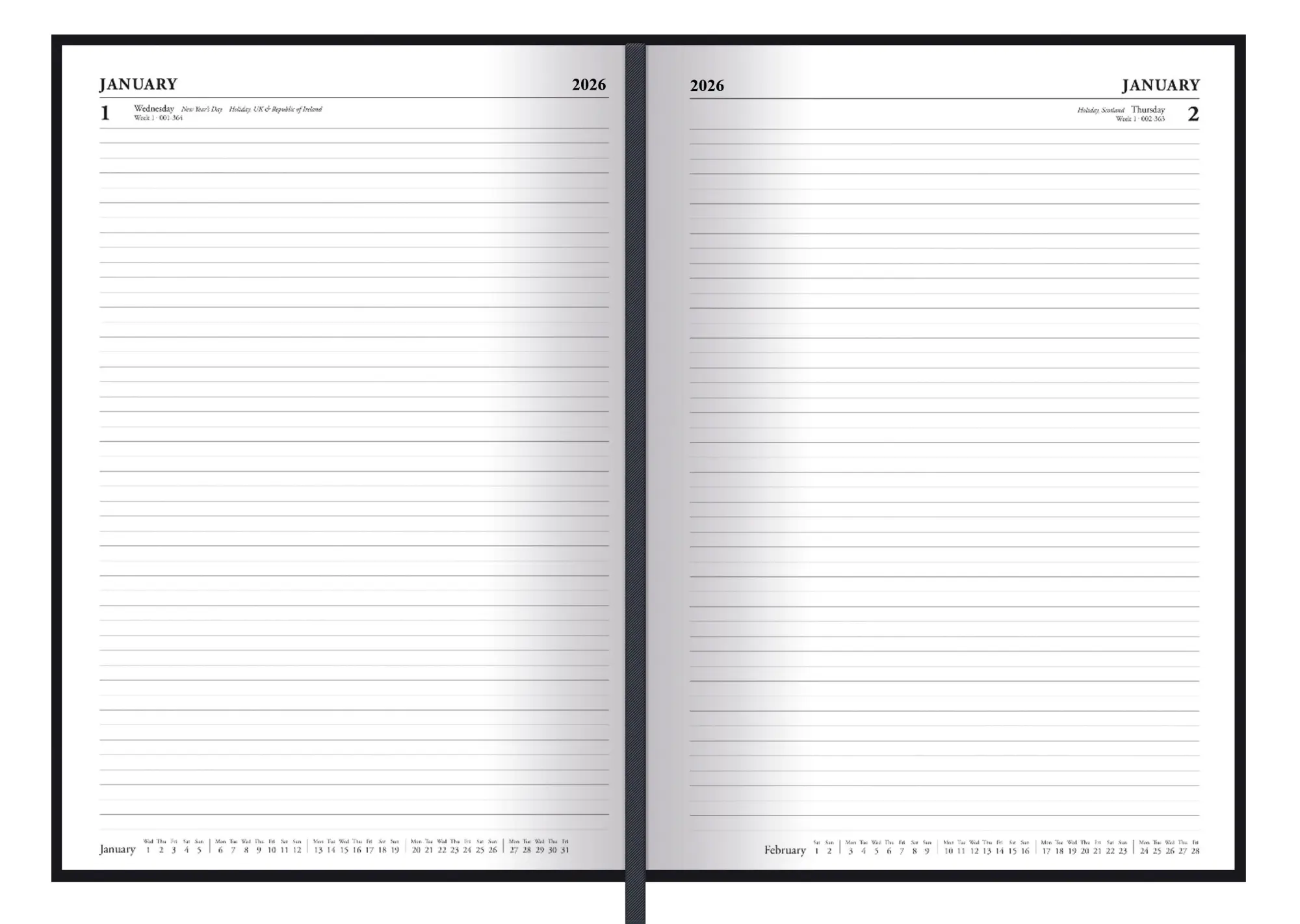 Bild: 5063457029302 | Pyramid - HARRY POTTER 2026 - Buchkalender A5 (15×21 cm) mit...