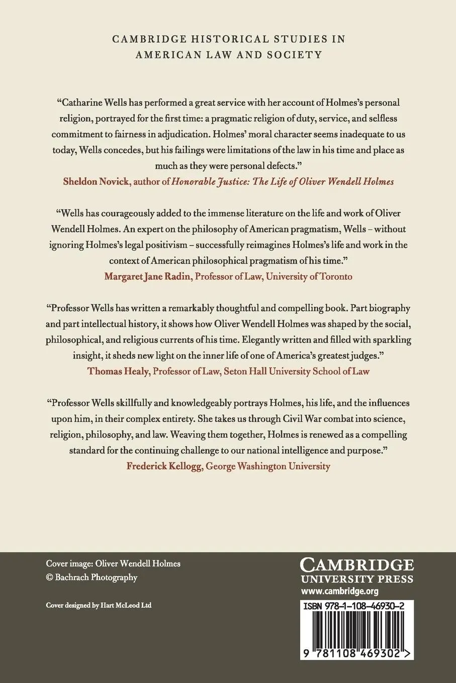 Rückseite: 9781108469302 | Oliver Wendell Holmes | Catharine Pierce Wells | Taschenbuch | 2020