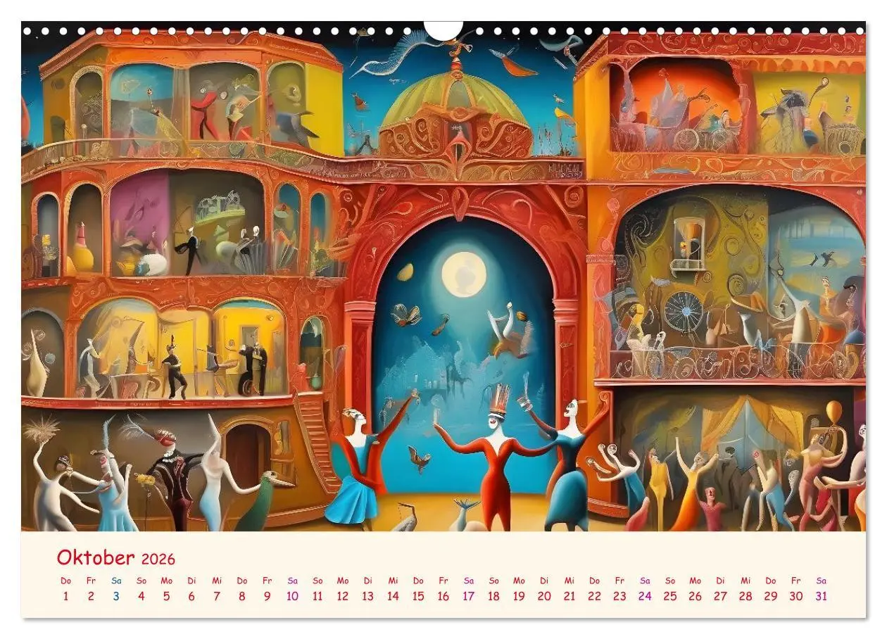 Bild: 9783457299302 | Absurdes Theater - In surrealen Traumwelten versinken (Wandkalender...