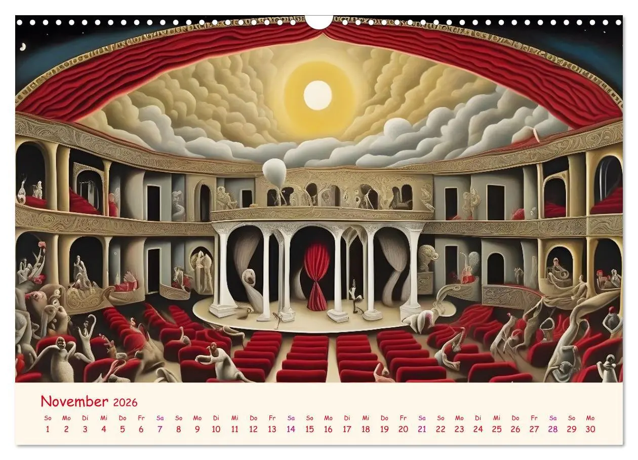 Bild: 9783457299302 | Absurdes Theater - In surrealen Traumwelten versinken (Wandkalender...