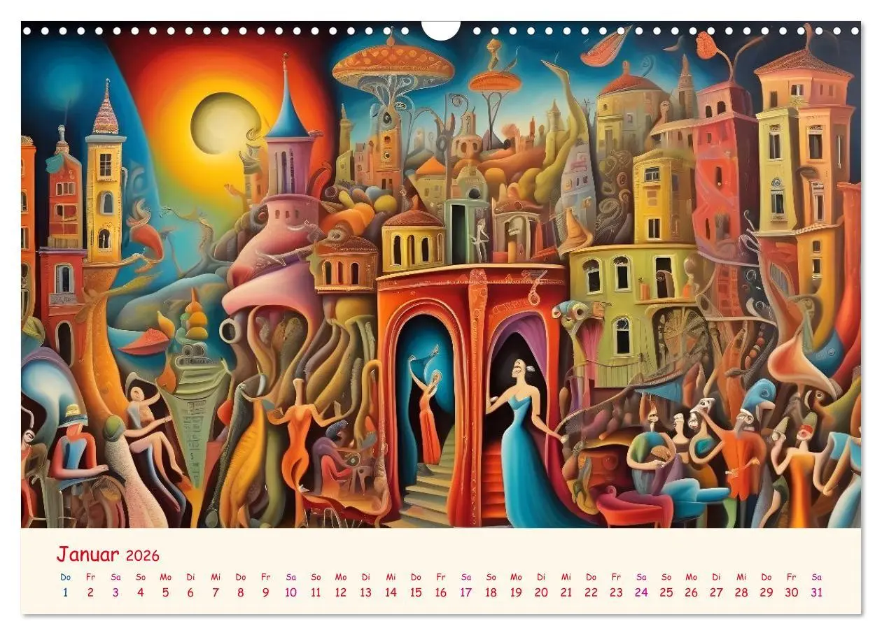 Bild: 9783457299302 | Absurdes Theater - In surrealen Traumwelten versinken (Wandkalender...