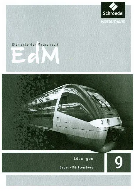 Cover: 9783507859302 | Elemente der Mathematik SI 9. Lösungen. Baden-Württemberg | Ladenthin