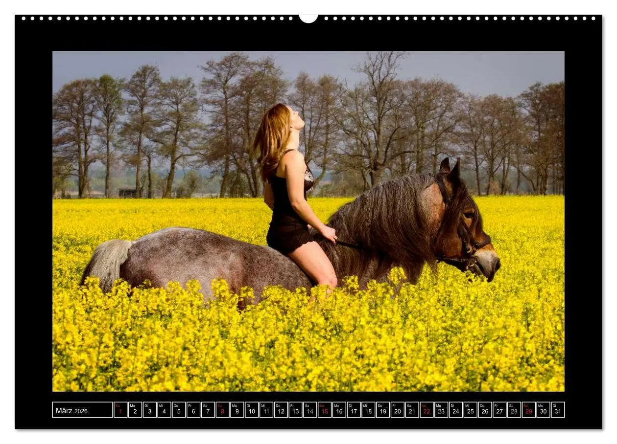 Bild: 9783516079302 | Titanen Girls 2026 - erotische Frauen und starke Pferde...