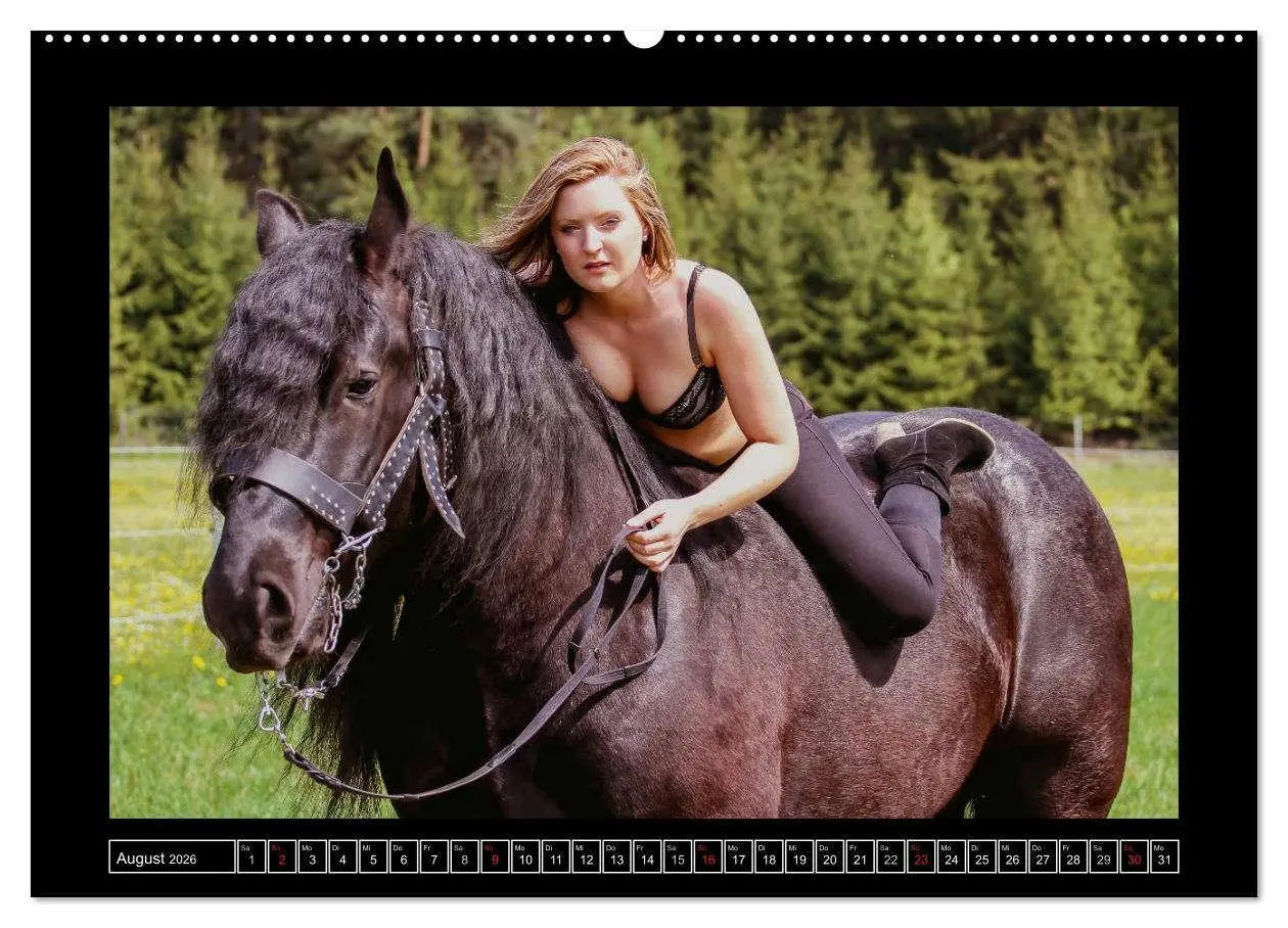 Bild: 9783516079302 | Titanen Girls 2026 - erotische Frauen und starke Pferde...