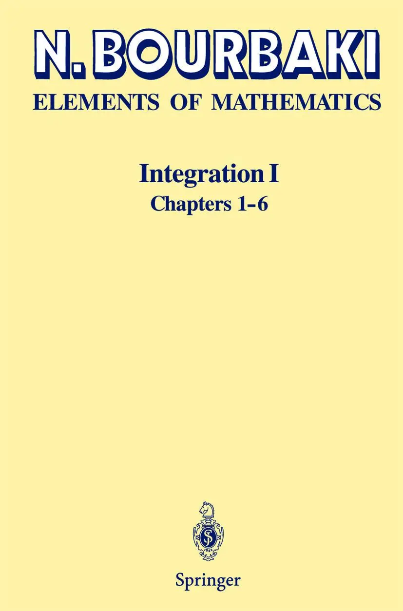 Cover: 9783642639302 | Integration I | Chapters 1-6 | N. Bourbaki | Taschenbuch | xvi | 2012