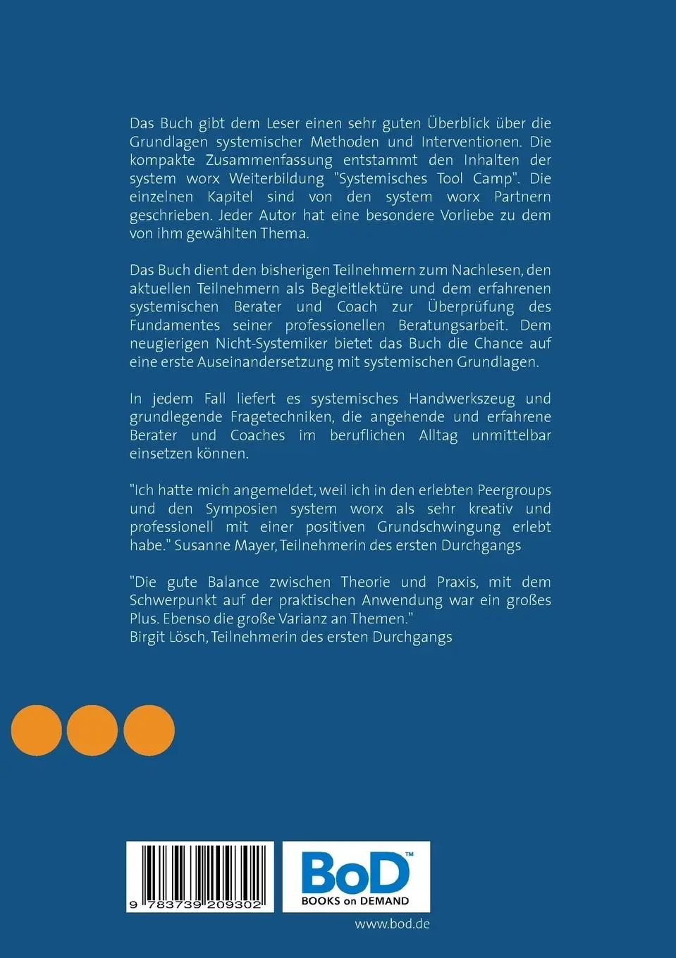 Rückseite: 9783739209302 | Handwerkszeug der systemischen Beratung | Jaakko Johannsen (u. a.)
