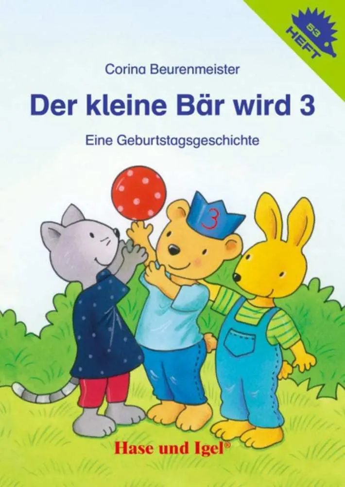 Cover: 9783867609302 | Der kleine Bär wird 3 / Igelheft 53 | Eine Geburtstagsgeschichte