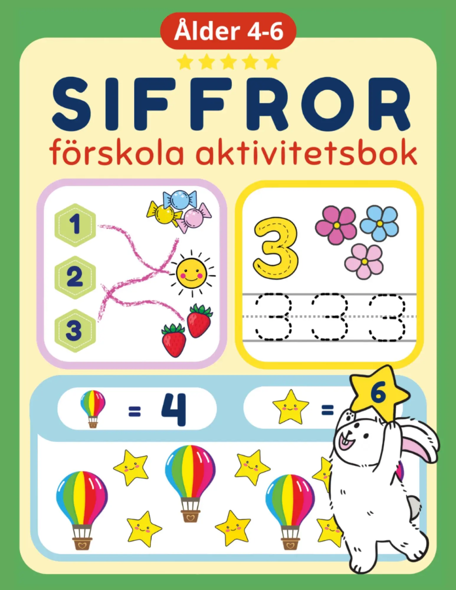 Cover: 9789199069302 | Siffror Förskola Aktivitetsbok | Kiwi Publishing | Taschenbuch | 2026