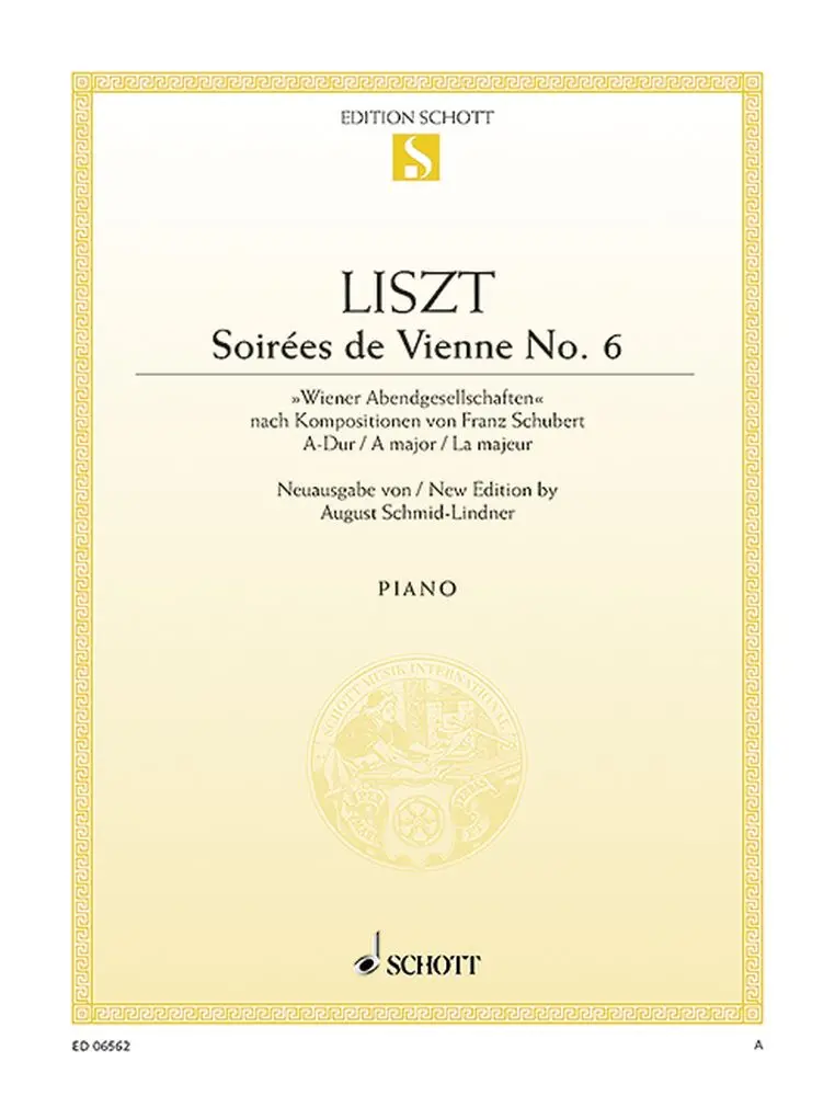 Cover: 9790001089302 | Soirees De Vienne 6 A | Franz Liszt | Buch | 1981 | Schott Music