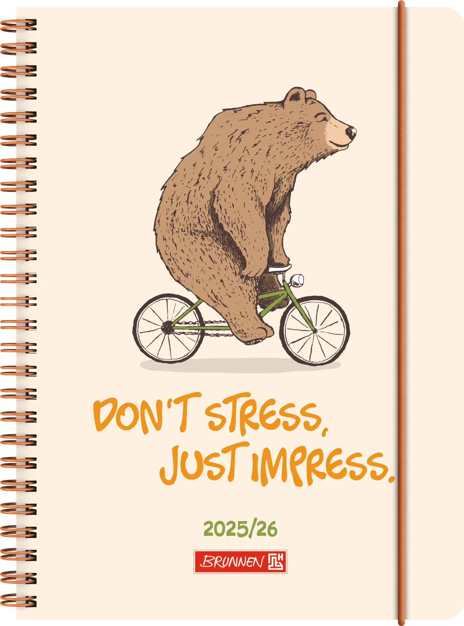 Cover: 4061947139402 | BRUNNEN Schülerkalender (2025/2026) "Bear", 2 Seiten = 1 Woche, A5,...