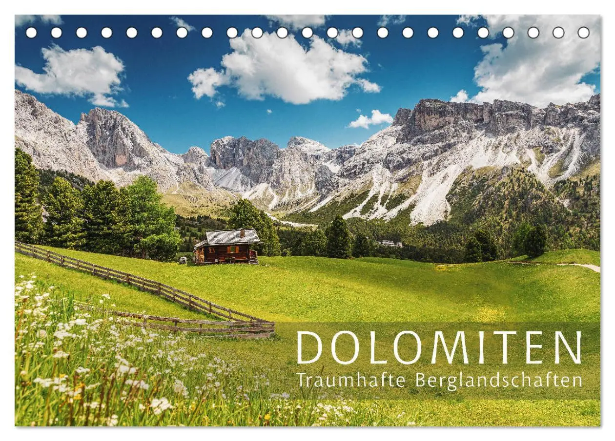 Cover: 9783457739402 | Dolomiten - Traumhafte Berglandschaften (Tischkalender 2026 DIN A5...