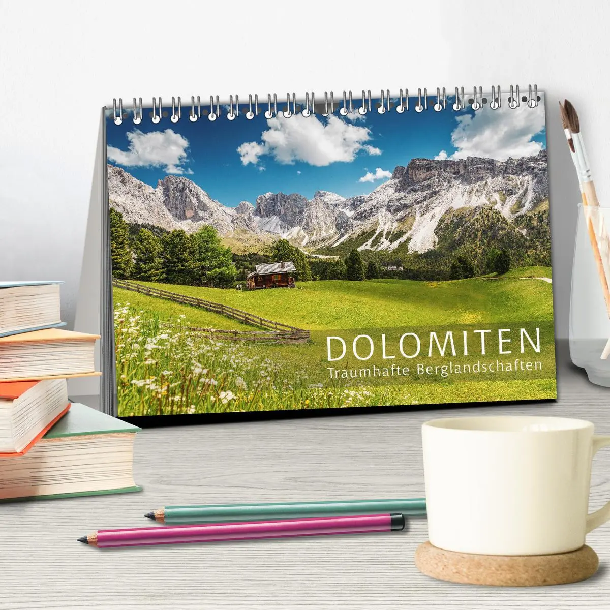 Bild: 9783457739402 | Dolomiten - Traumhafte Berglandschaften (Tischkalender 2026 DIN A5...