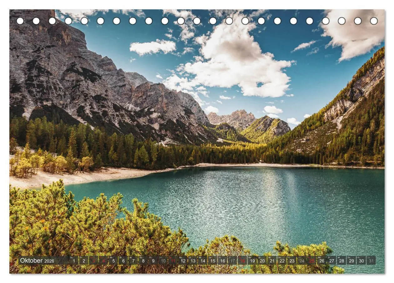 Bild: 9783457739402 | Dolomiten - Traumhafte Berglandschaften (Tischkalender 2026 DIN A5...