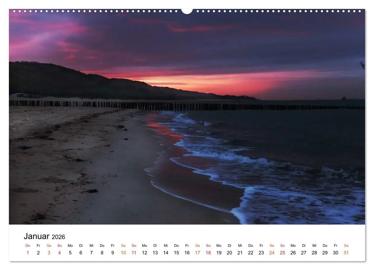 Bild: 9783457979402 | Wieder an der Nordsee (Wandkalender 2026 DIN A2 quer), CALVENDO...