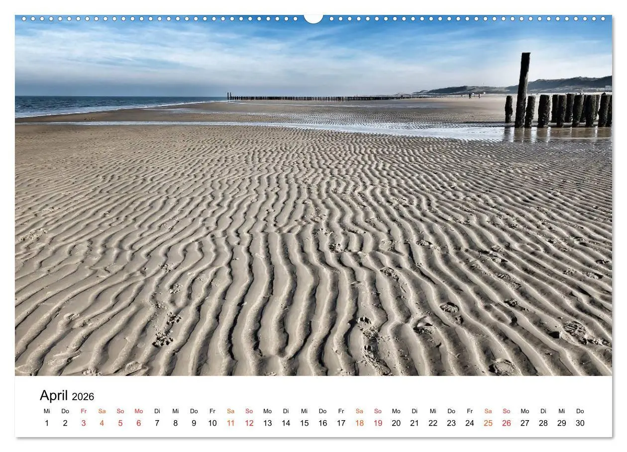 Bild: 9783457979402 | Wieder an der Nordsee (Wandkalender 2026 DIN A2 quer), CALVENDO...