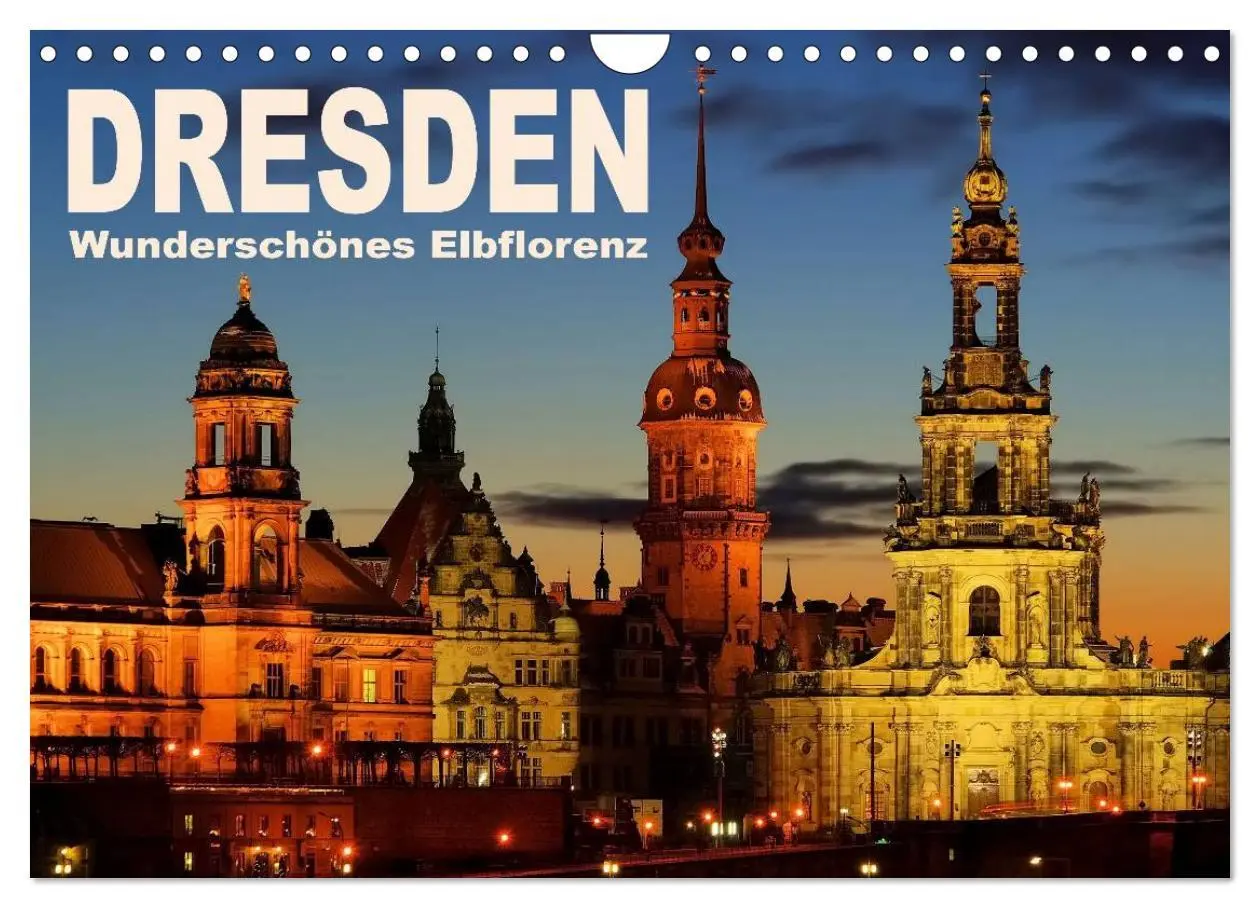 Cover: 9783516069402 | Dresden - Wunderschönes Elbflorenz (Wandkalender 2026 DIN A4 quer),...