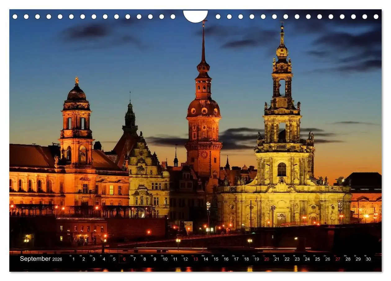 Bild: 9783516069402 | Dresden - Wunderschönes Elbflorenz (Wandkalender 2026 DIN A4 quer),...