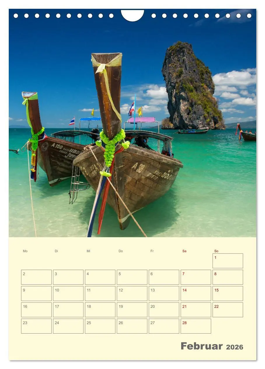Bild: 9783516379402 | SÜDOSTASIEN - Mein URLAUBSPLANER (Wandkalender 2026 DIN A4 hoch),...