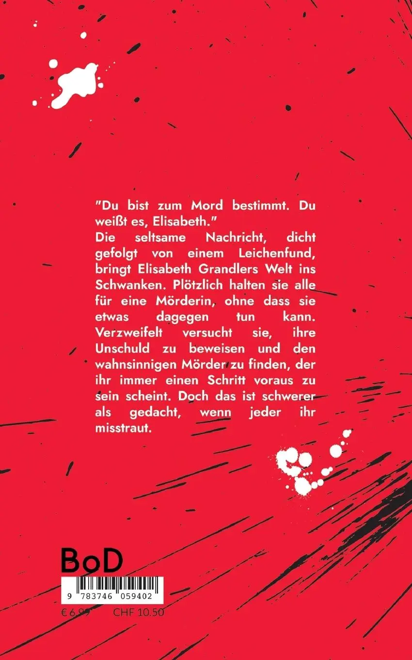 Rückseite: 9783746059402 | Zum Mord bestimmt | Marlene Warnke | Taschenbuch | 96 S. | Deutsch