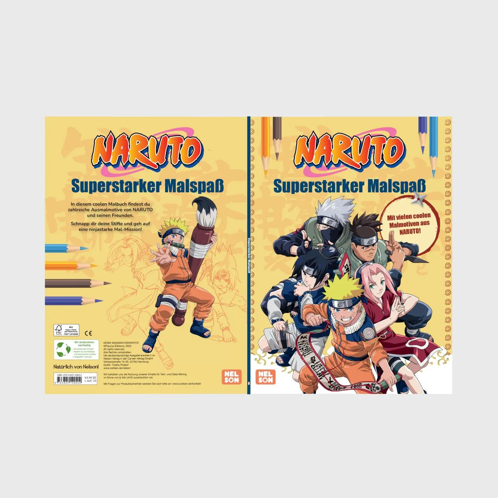 Bild: 9783845129402 | Naruto: Superstarker Malspaß | Taschenbuch | 64 S. | Deutsch | 2025